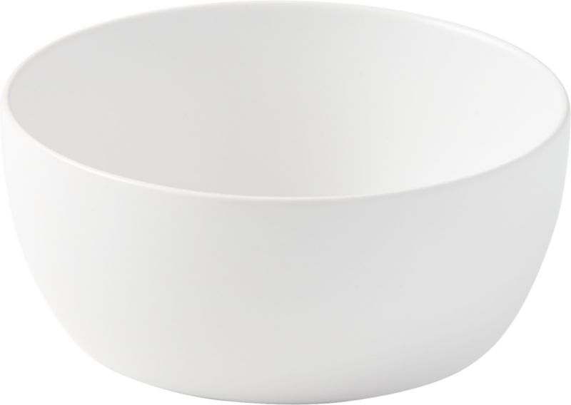 Crisp Matte White Soup Bowl Set of 8 - Image 6