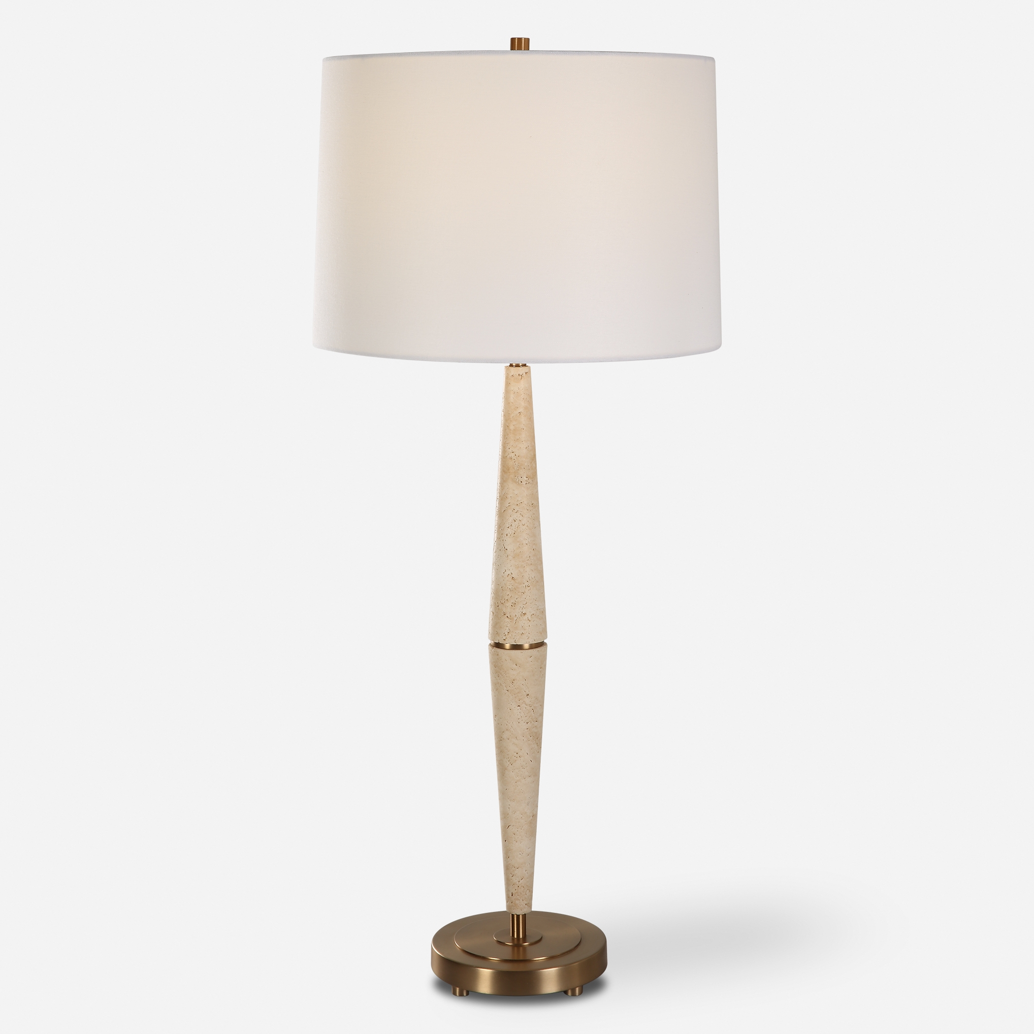 Palu Travertine Table Lamp - Image 0