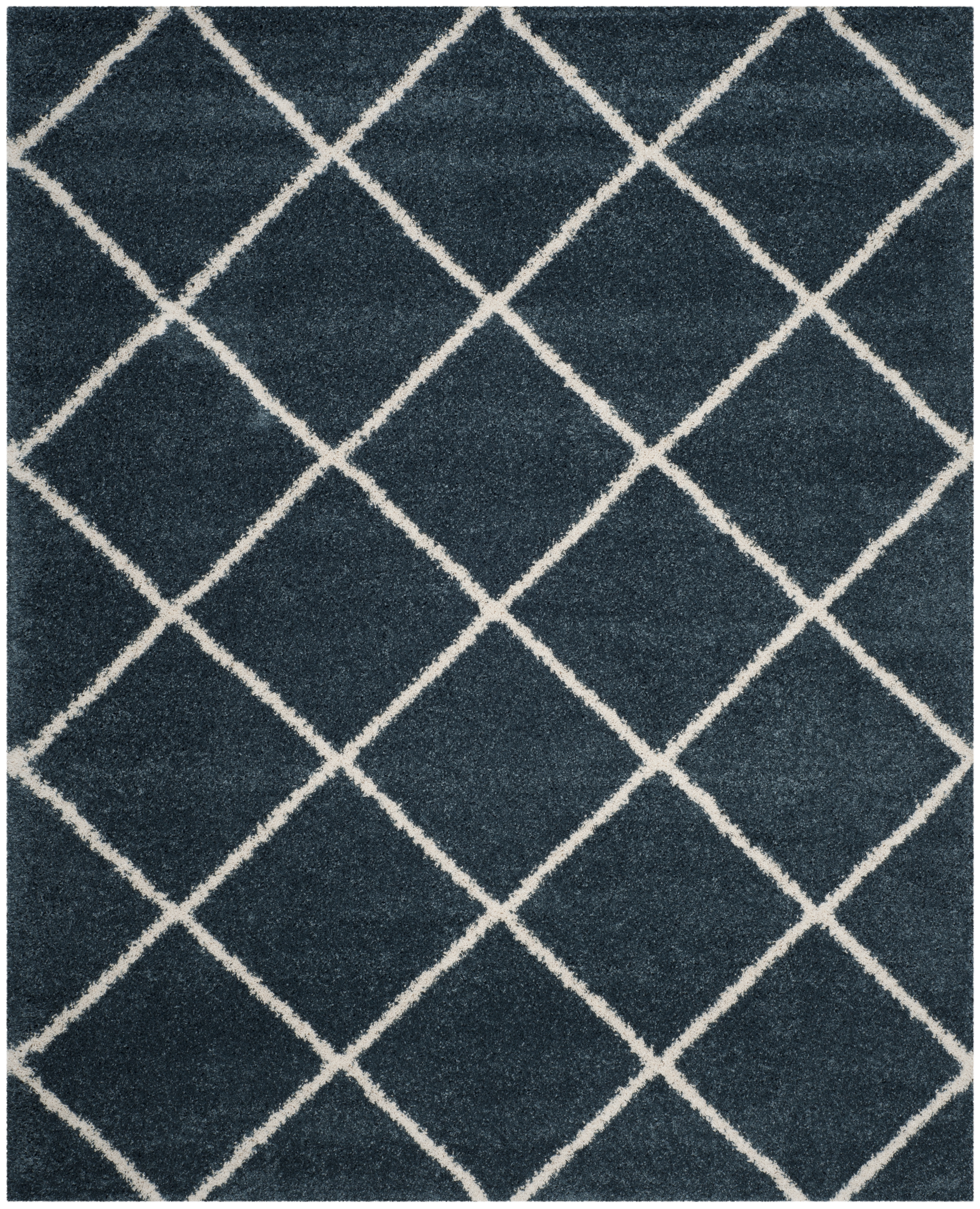 Arlo Home Woven Area Rug, SGH281L, Slate Blue/Ivory,  8' X 10' - Image 0