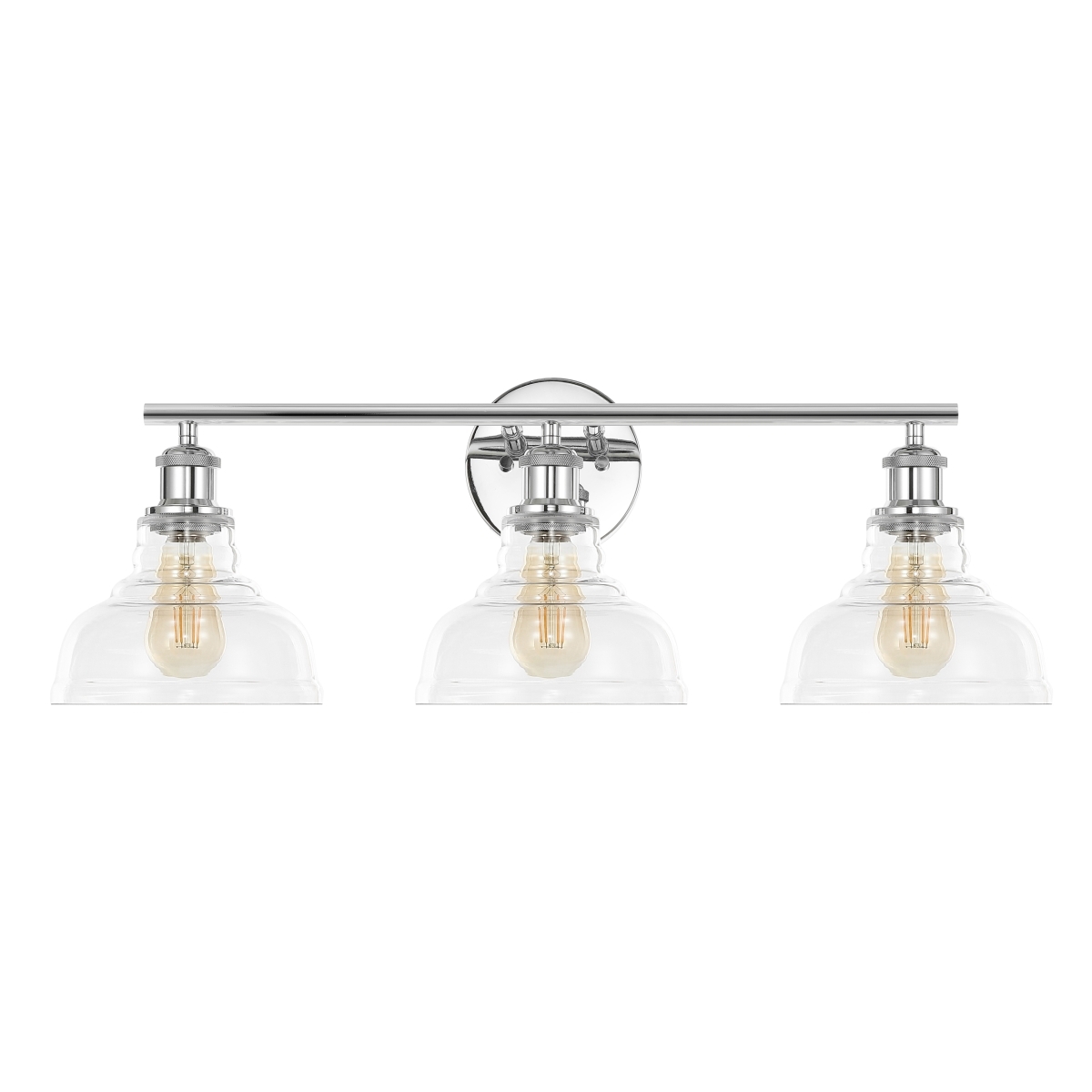 Calyna 3Lt 27.25" Wall Sconce - Chrome - Image 2