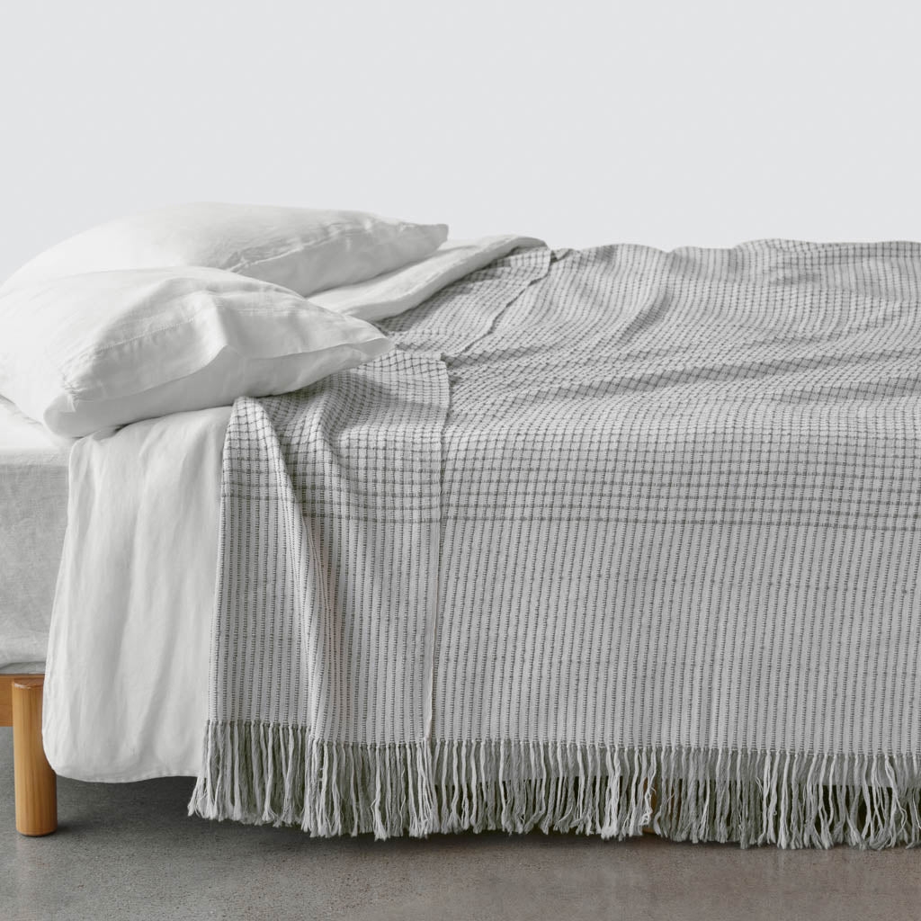 The Citizenry La Leña Luxe Alpaca Bed Blanket | Sand - Image 1