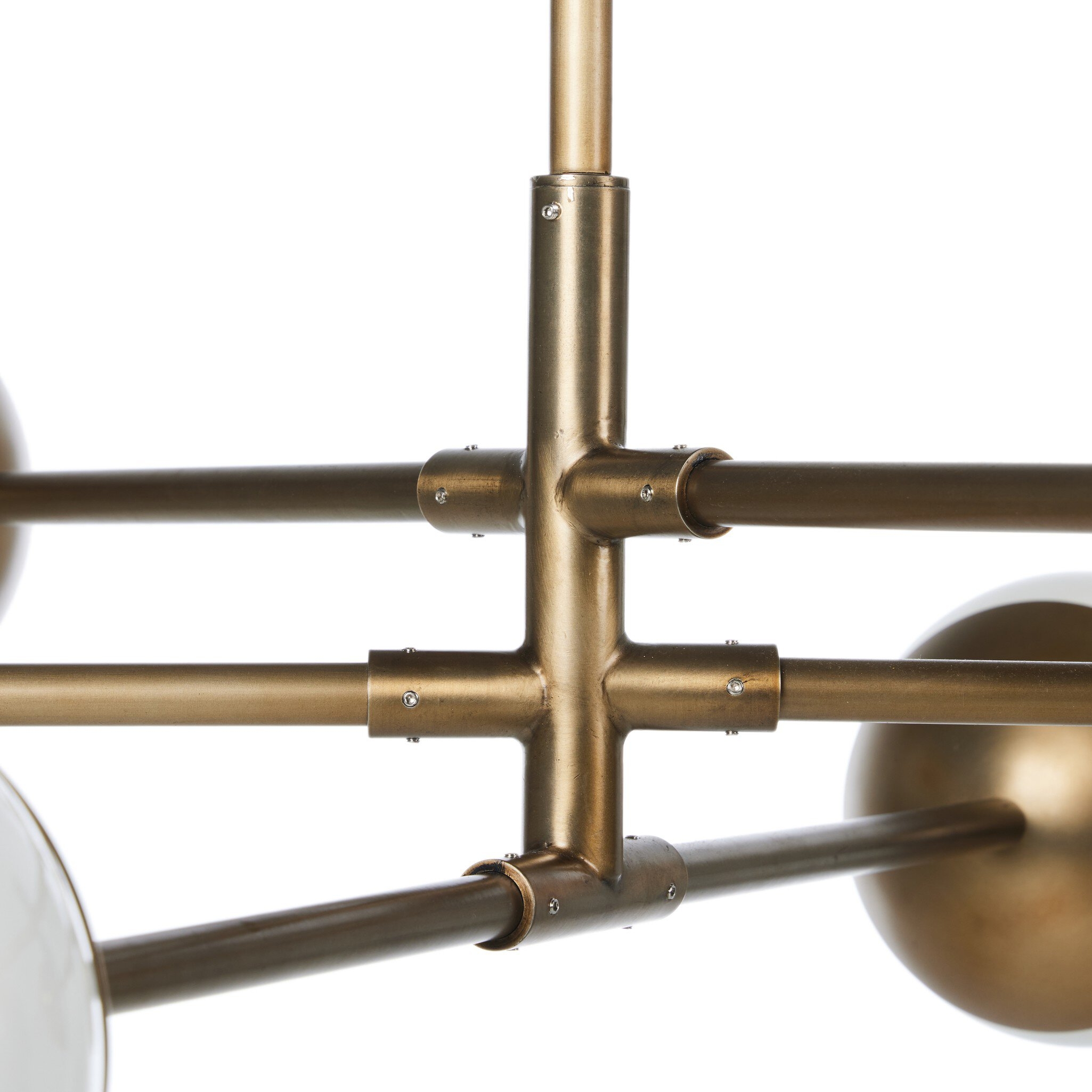 Oriana Chandelier - Aged Brass Iron - Image 6