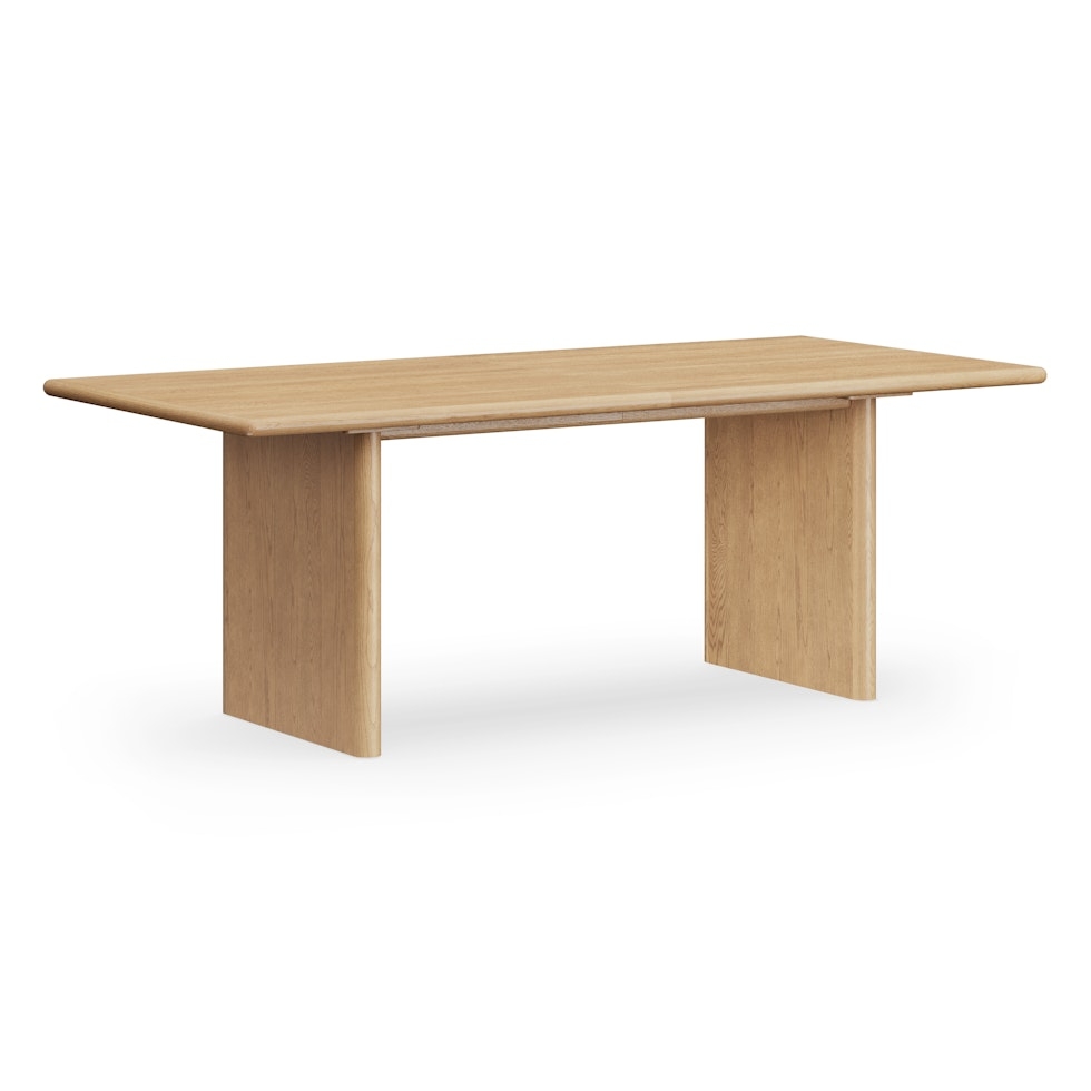 Torme 82.75" - 104.25" Extendable Dining Table - White Oak - Image 0