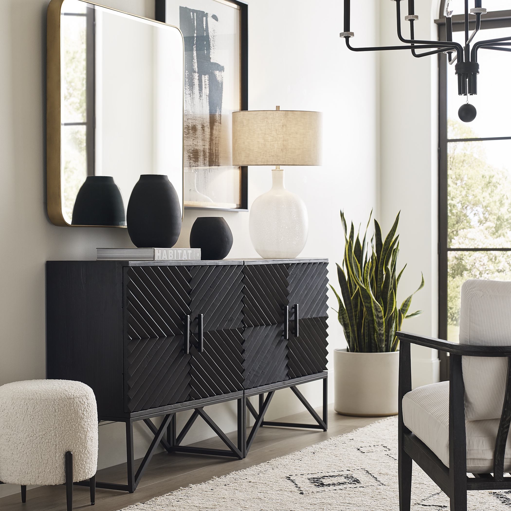 Whiteout Mottled Glass Table Lamp - Image 9