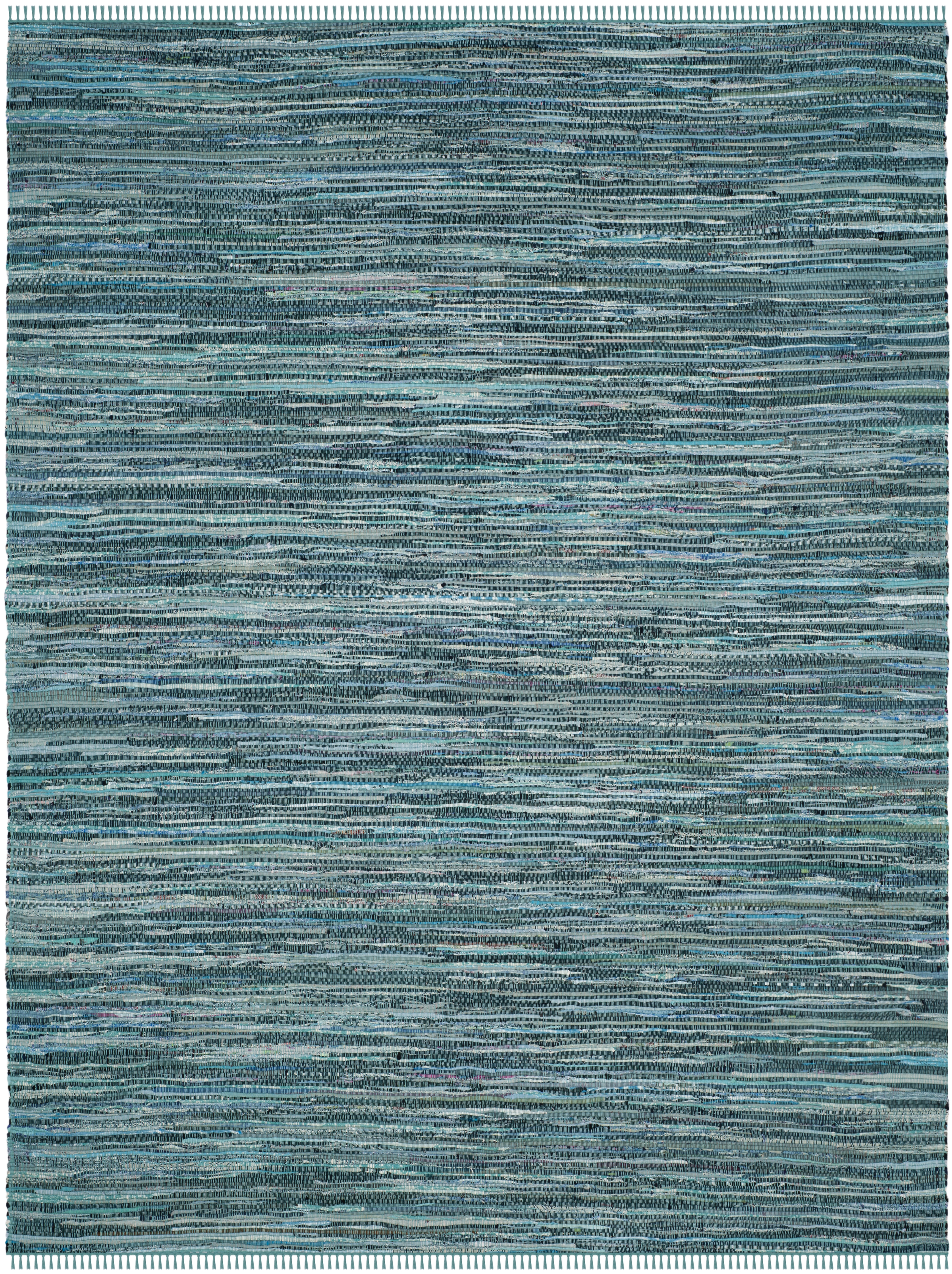 Arlo Home Hand Woven Area Rug, RAR127C, Turquoise/Multi,  8' X 10' - Image 0