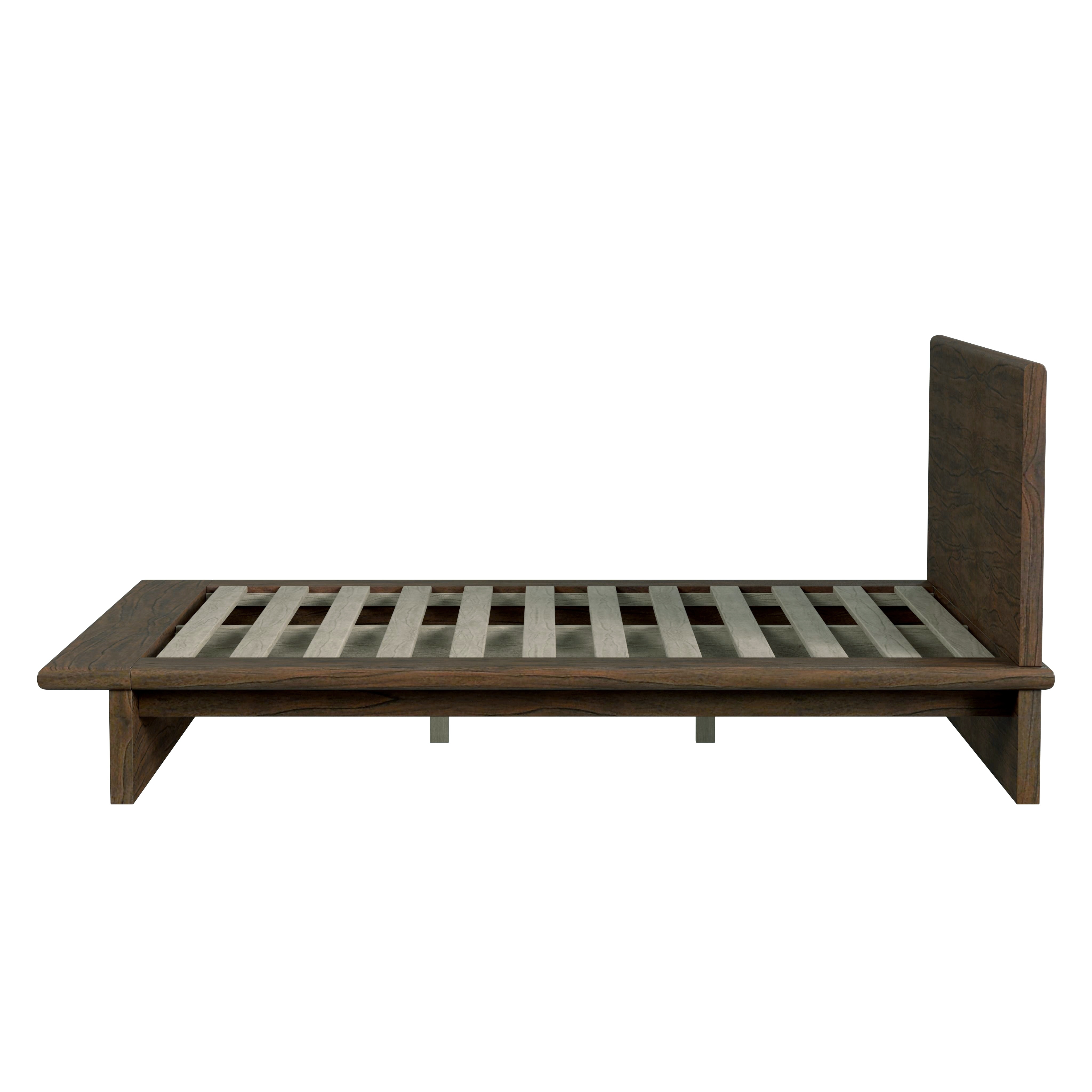 Halmstad Walnut Queen Bed - Image 1
