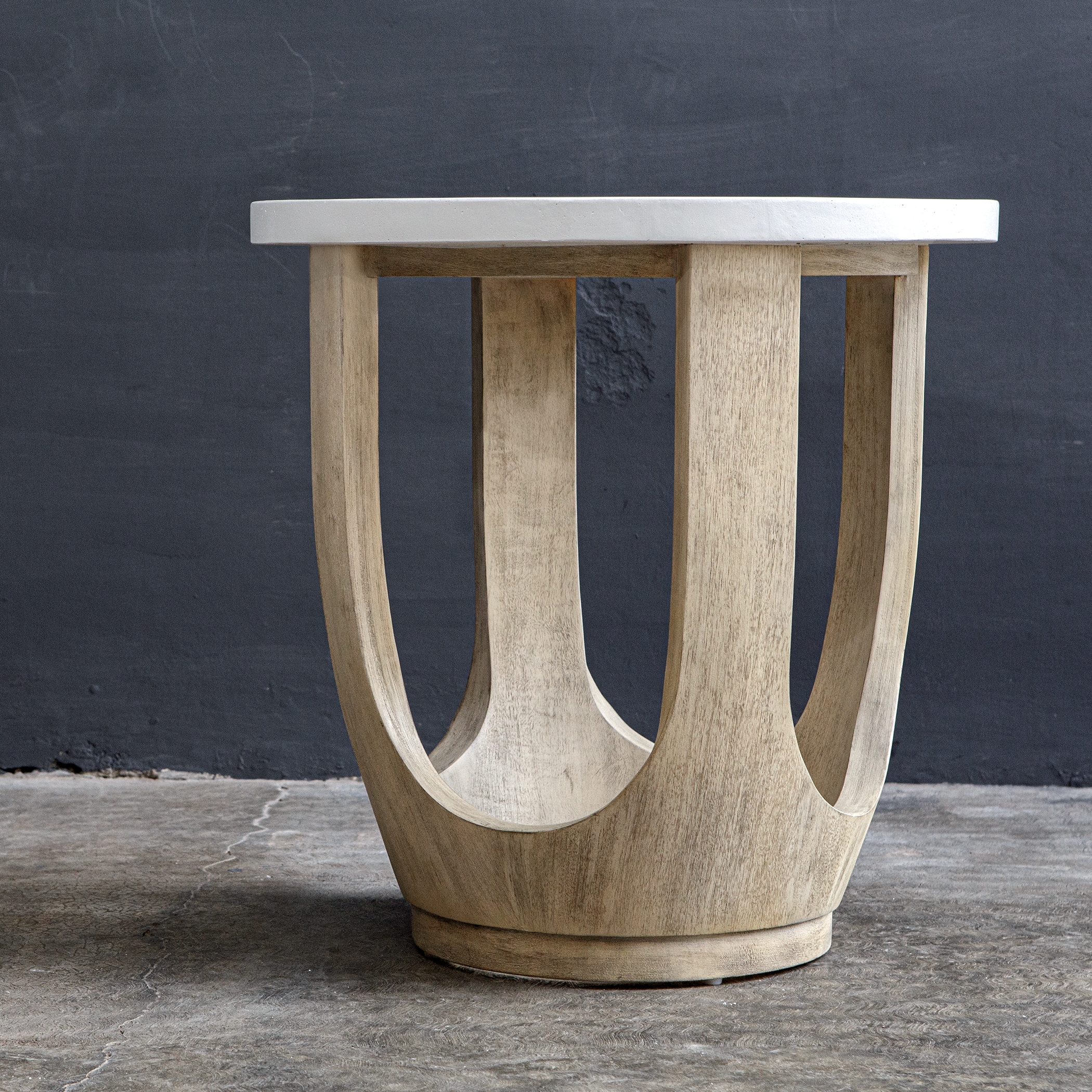 Tatli Stone Top Side Table - Image 2