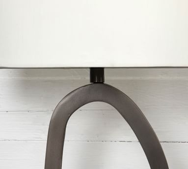 Jasia Metal Table Lamp, Slate Aluminum - Image 3