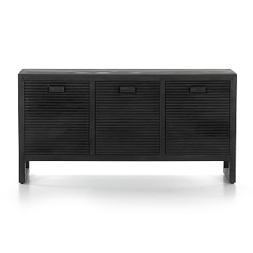 Grooved 59" Media Console, Dark Totem - Image 4