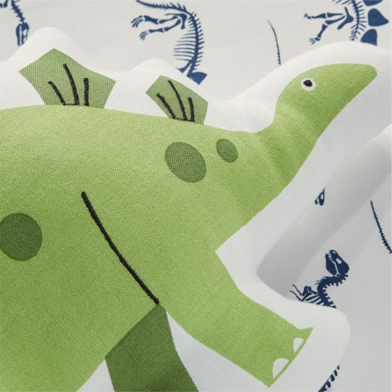 Green Dino Throw Pillow - Image 1