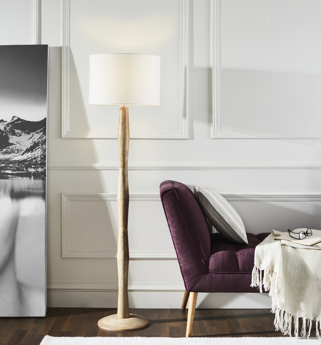 Brodie 60" Floor Lamp - Natural - Image 1