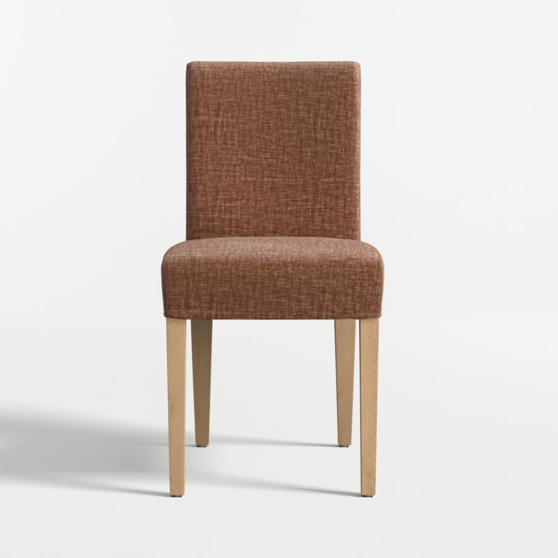 Lowe Doux Sienna Upholstered Dining Chair with Natural Wood Legs - Image 2