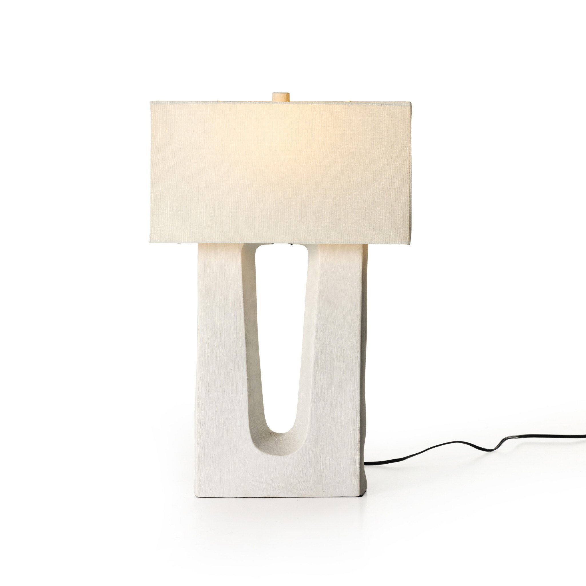 Cuit Table Lamp - Matte White Porcelain Ceramic - Image 9