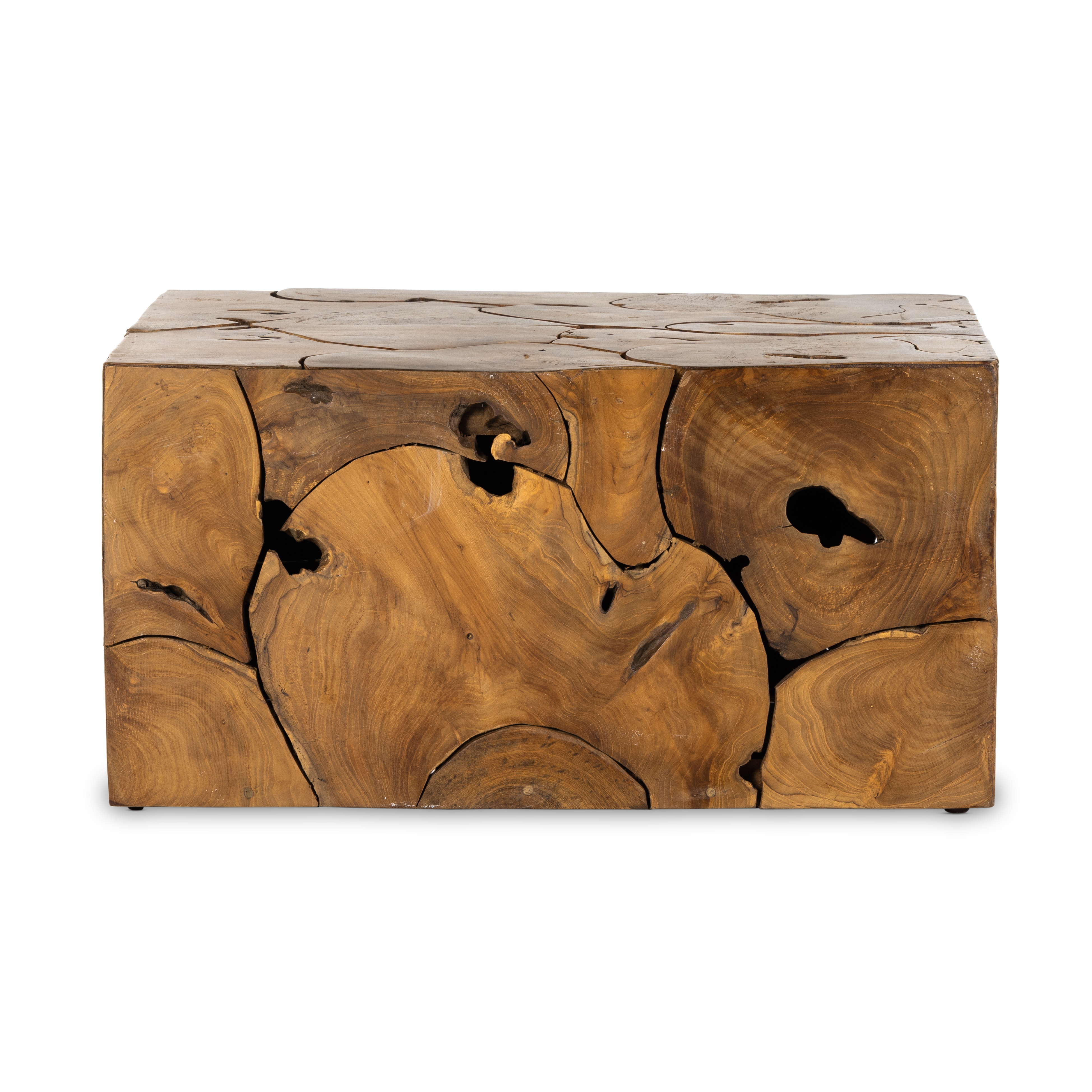 Tomlin Outdoor Bunching Table - Teak Root - Image 4