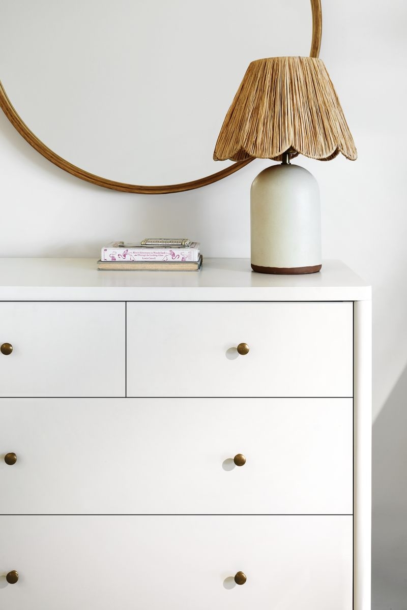 Hampshire 36" White Wood 4-Drawer Kids Dresser - Image 1