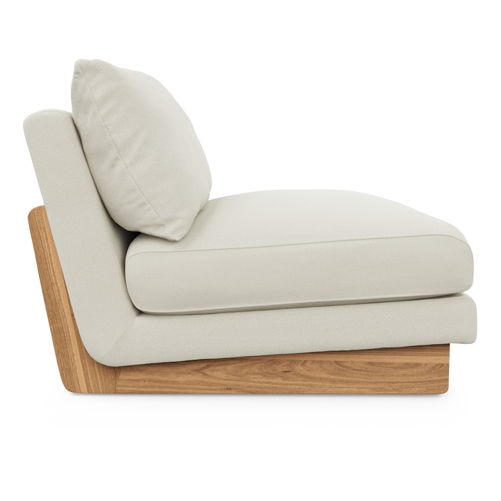 Kalok 34" Lounge Chair - Buckler Ivory - Image 2