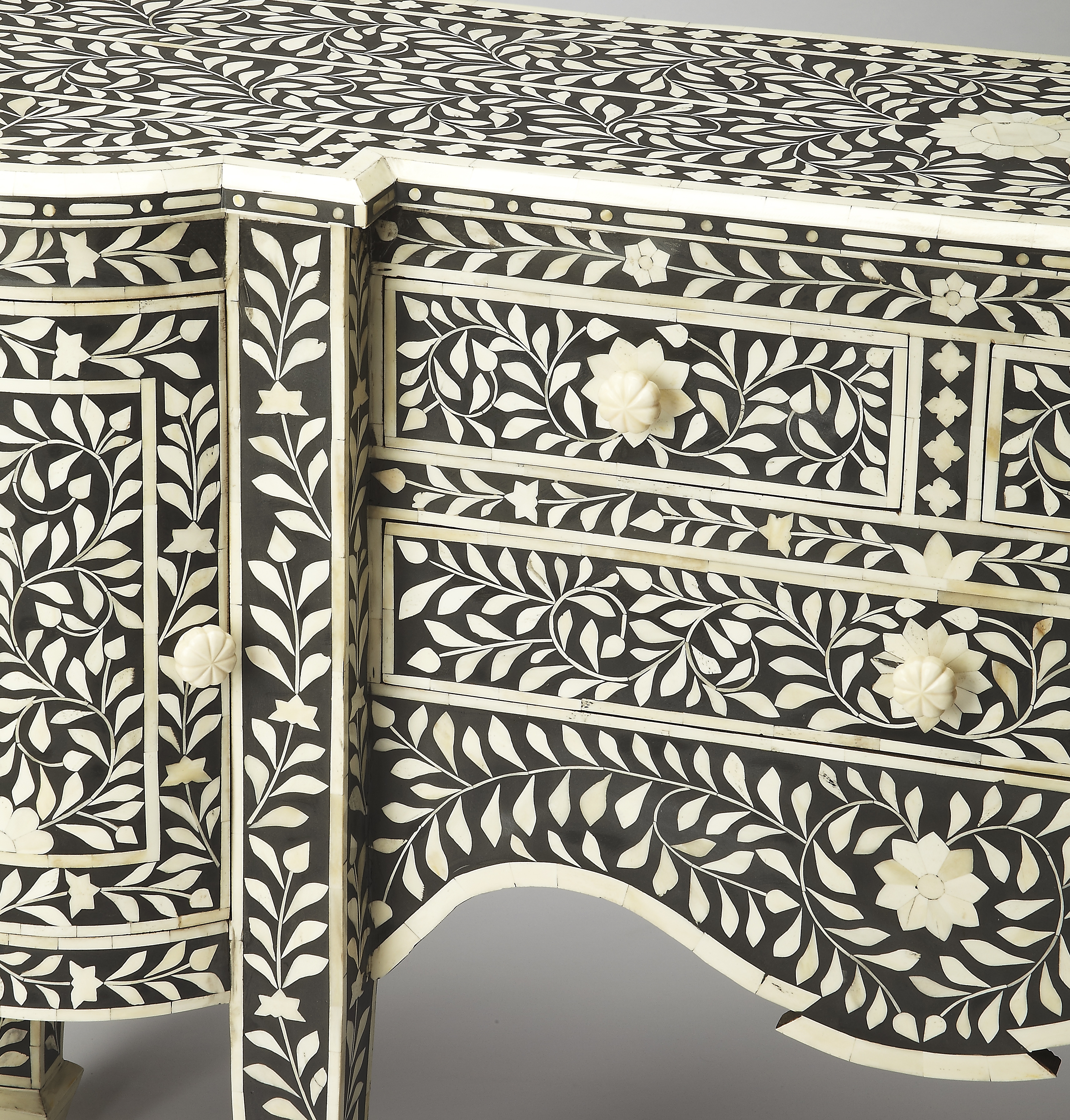Vivienne Black Bone Inlay Buffet - Image 2