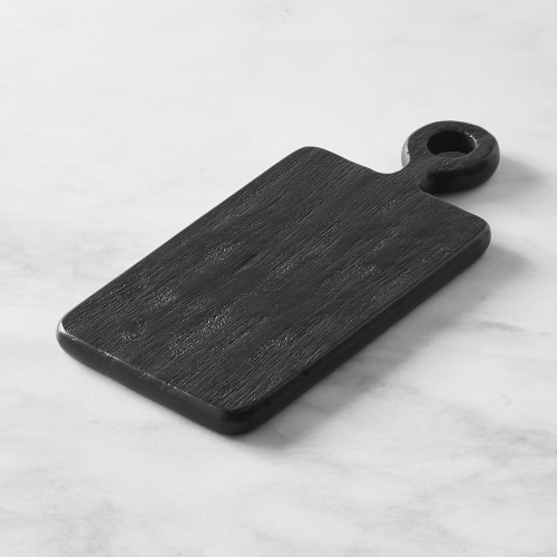 Black Wood Rectangular Cheese Board, 11" - Image 0