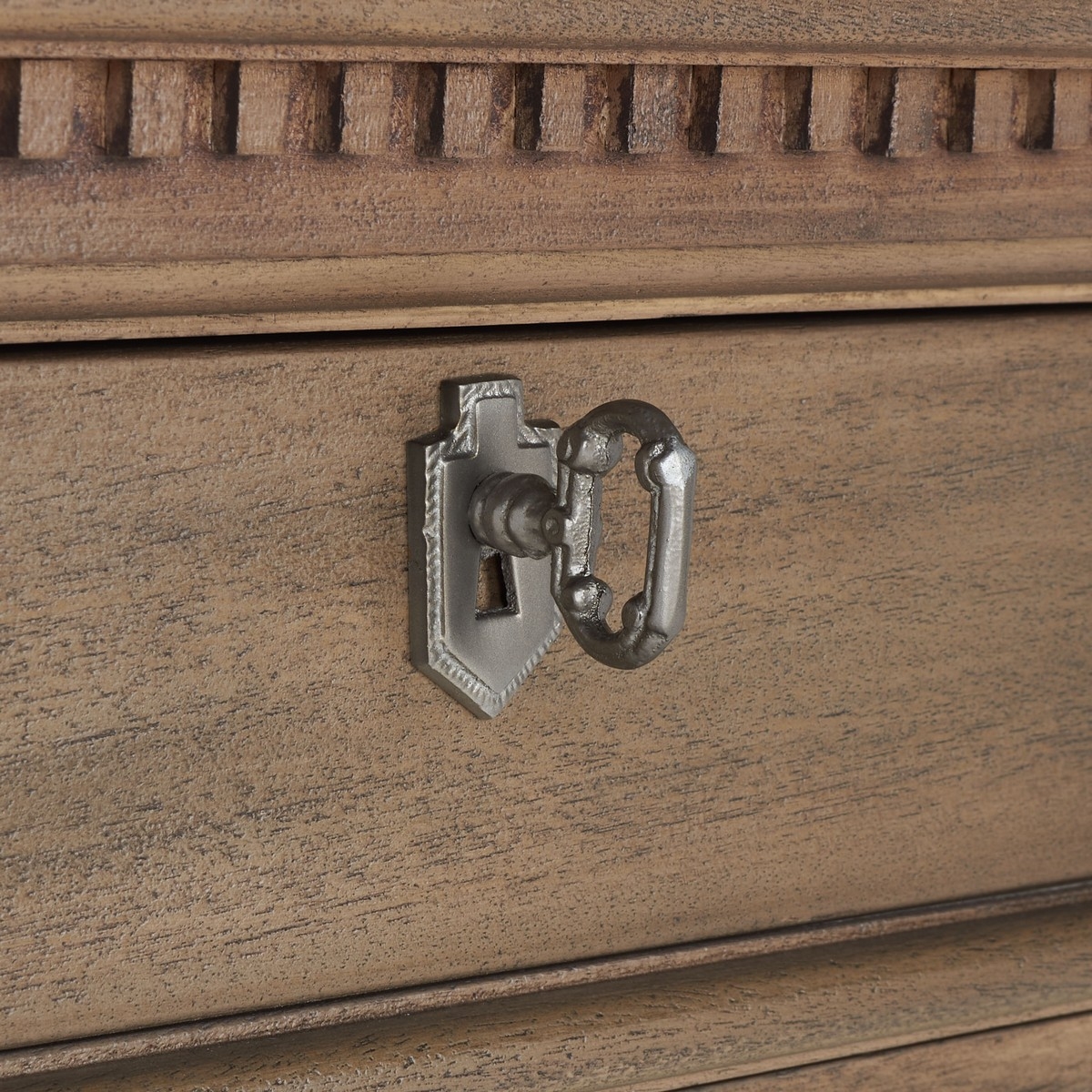 Allisyn 3 Drawer Wood Nightstand - Light Brown - Image 3