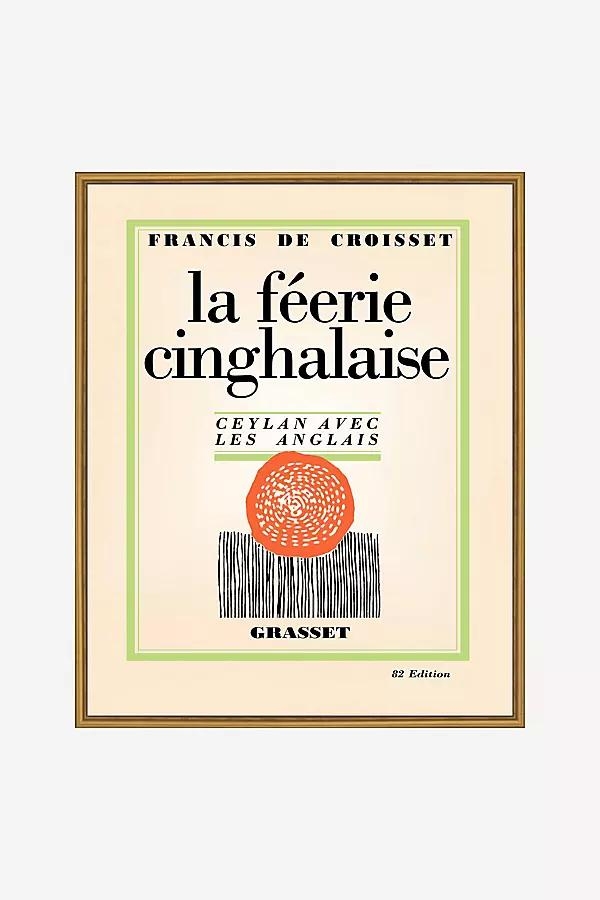 Cinghalaise Vintage French Poster Wall Art - Image 0