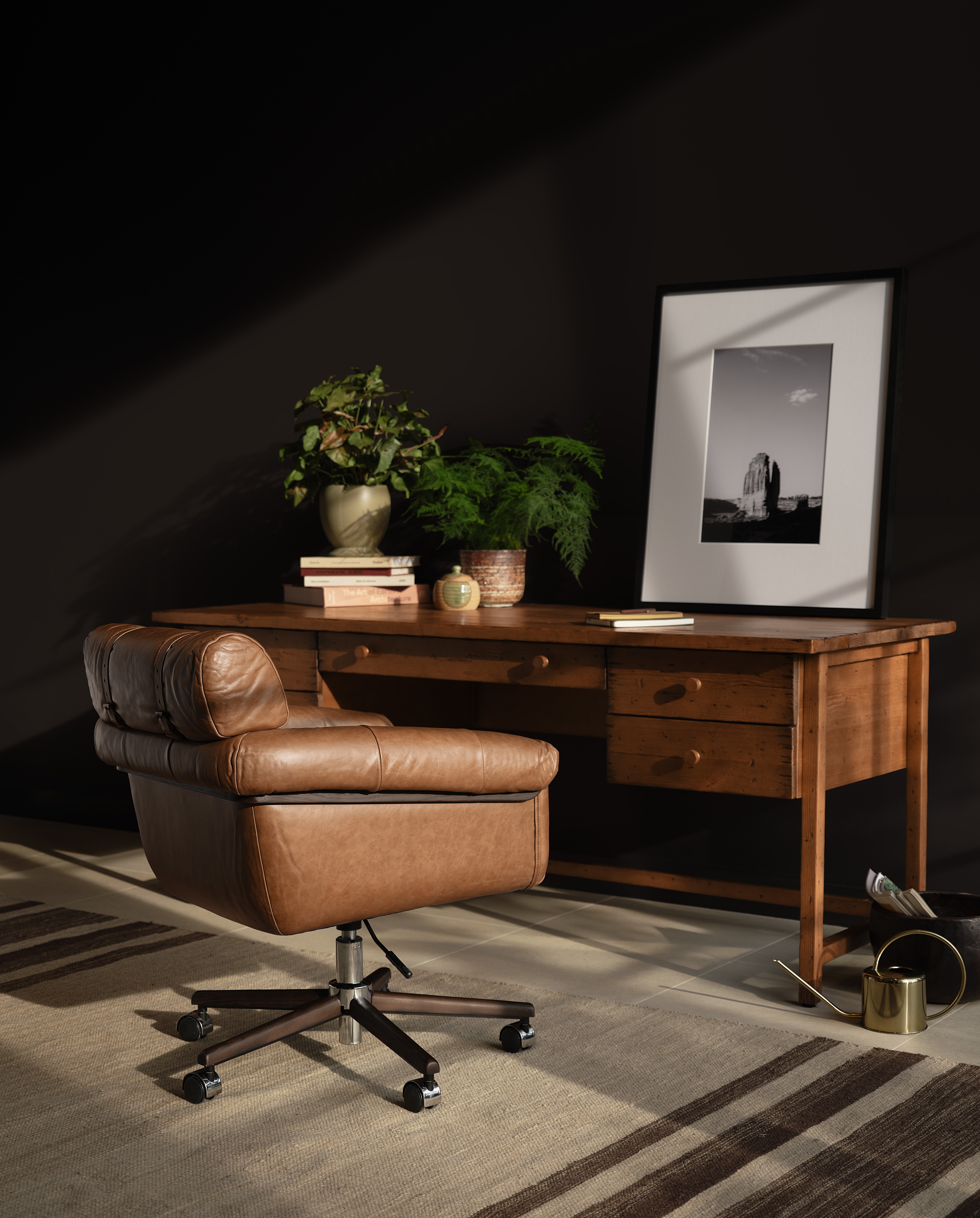 Arnold Desk Chair - Sonoma Chestnut - Image 2