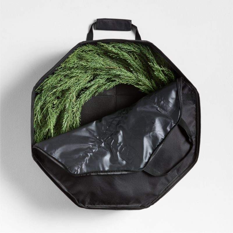 Small 24" Holiday Wreath Storage Bag - Image 1