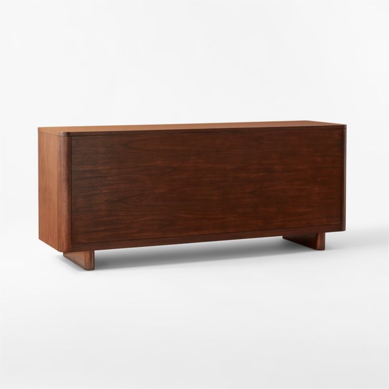 Andora Low 4-Drawer Wood Dresser - Image 5