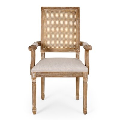 Ellome Wood And Cane Dining Chair (Set Of 2) - Image 0