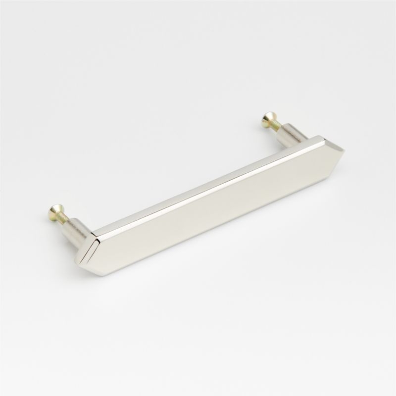 Hex 4" Polished Nickel Bar Pull - Image 4