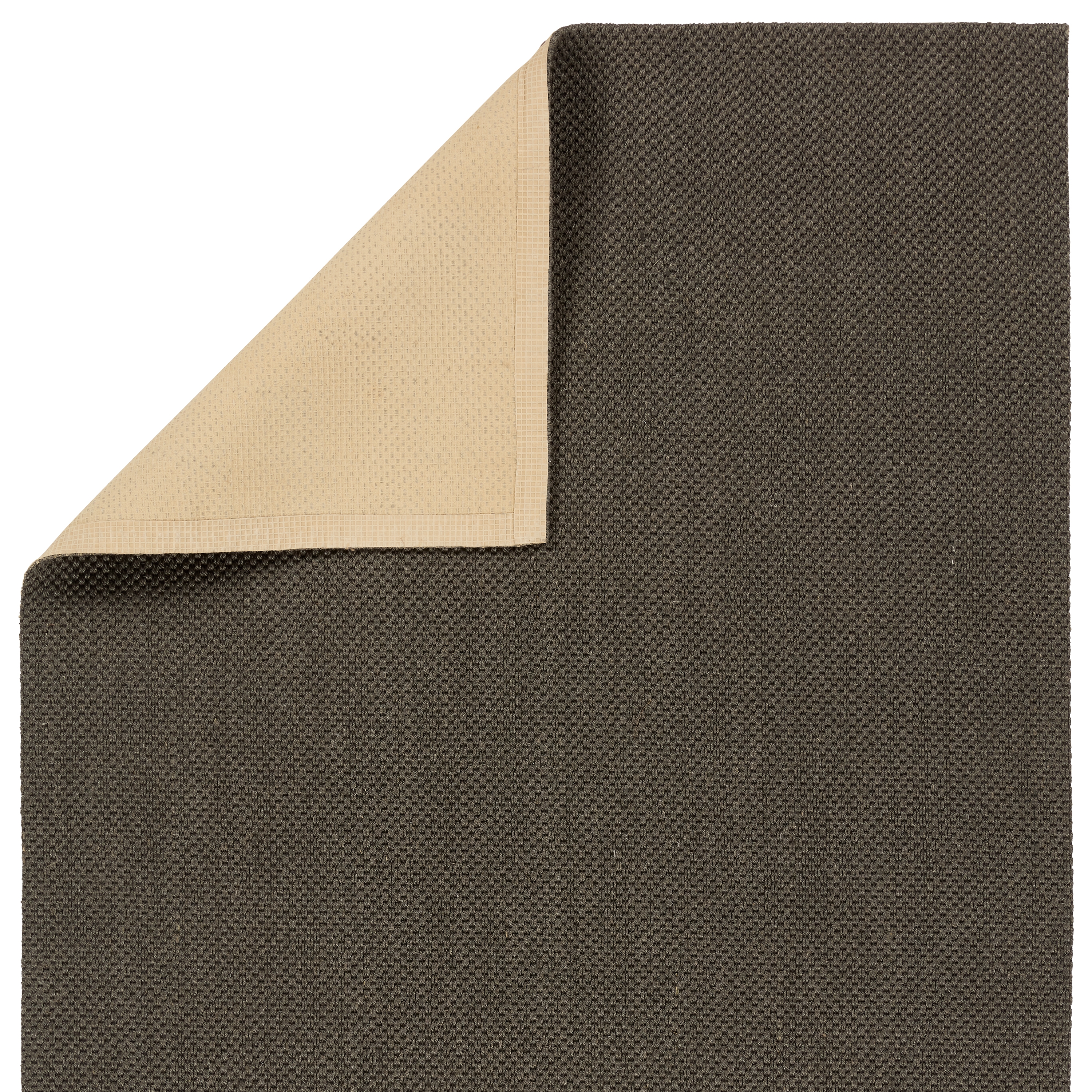 Lilou NAS13 Handmade Solid Gray Area Rug (9'6"x13'6") - Image 2