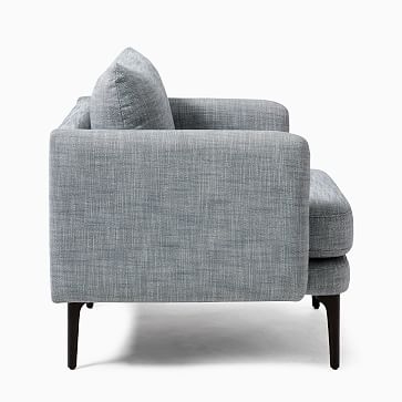 Auburn Chair, Poly, Performance Coastal Linen, Storm Gray, Dark Mineral - Image 3