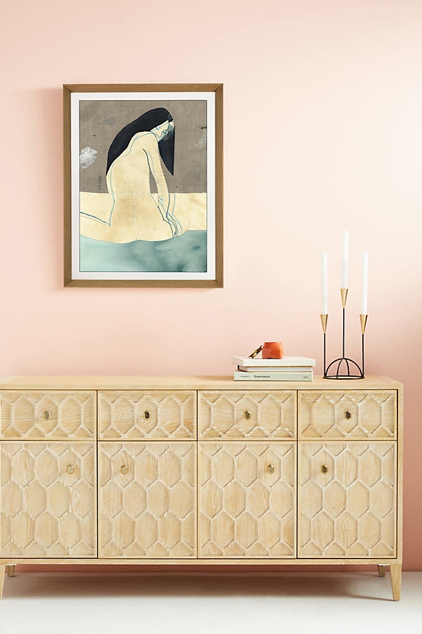 Nudes Wall Art By Anthropologie in Blue Size S - Image 0