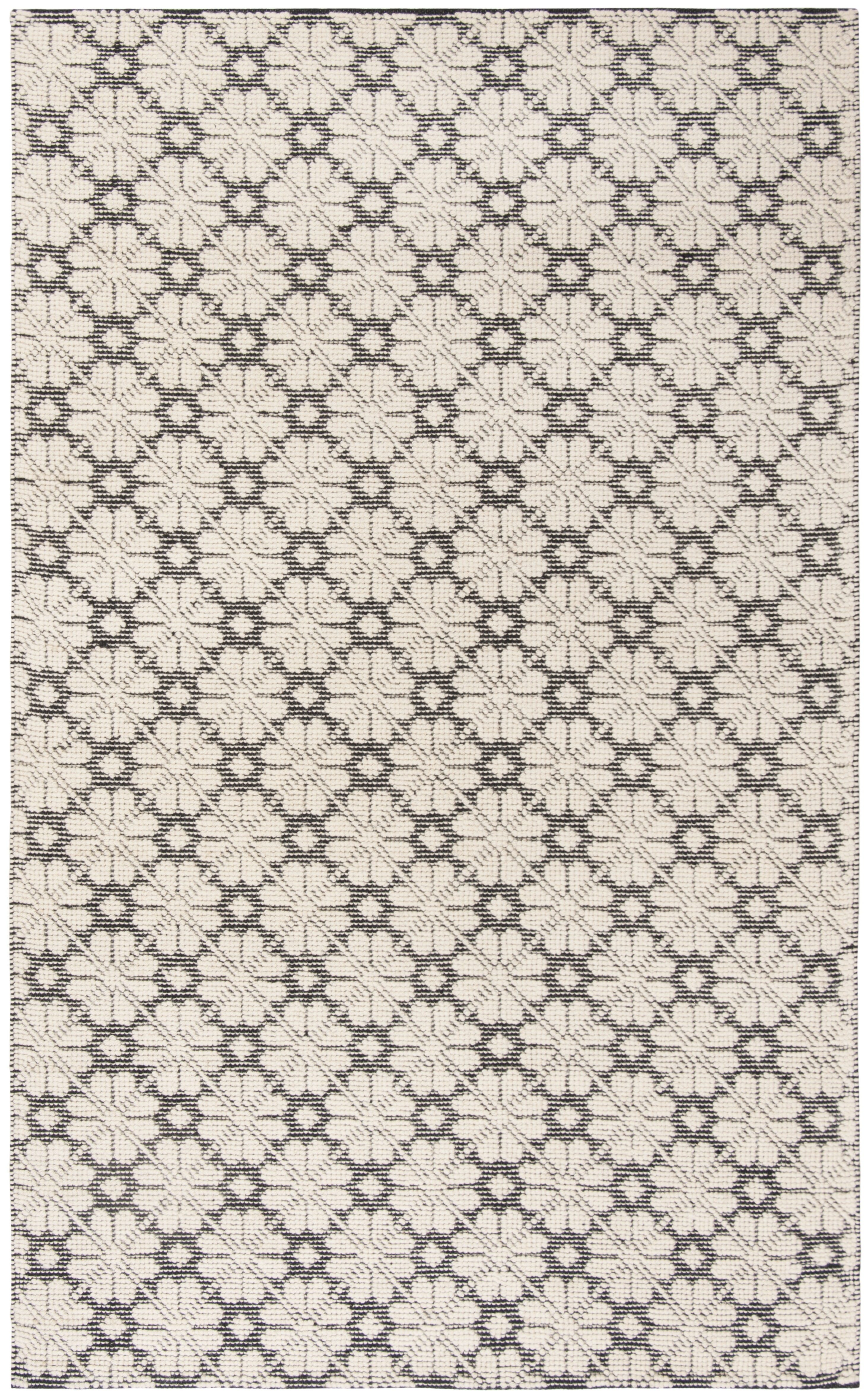 Arlo Home Hand Woven Area Rug, VRM303Z, Ivory/Black,  6' X 9' - Image 0