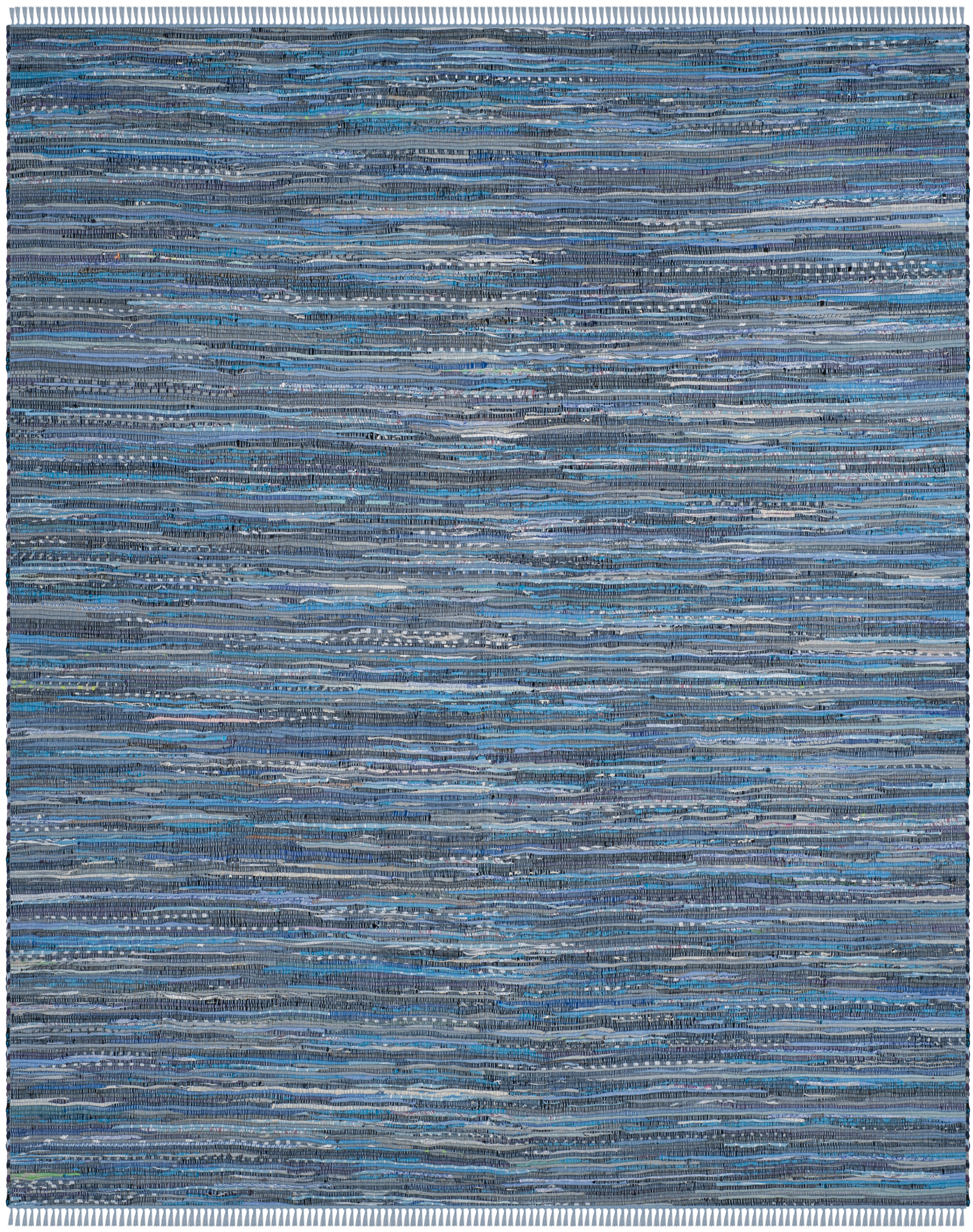 Arlo Home Hand Woven Area Rug, RAR127B, Blue/Multi,  10' X 14' - Image 0