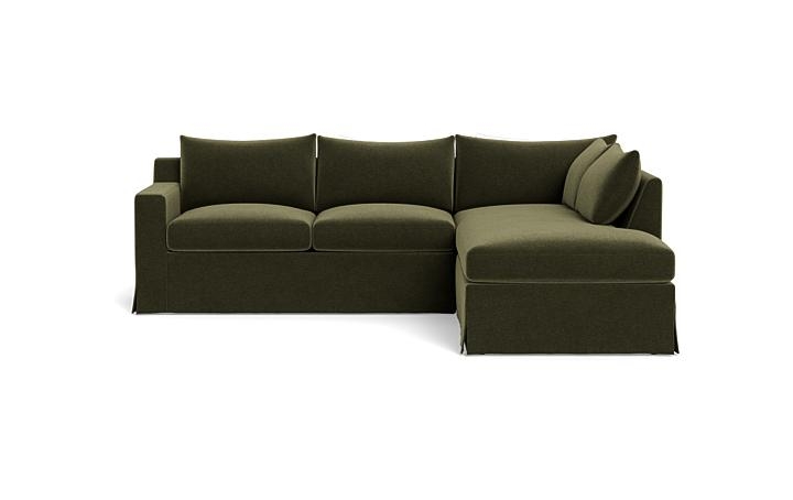 Sloan Slipcovered 3-Seat Right Bumper Sectional - Image 0