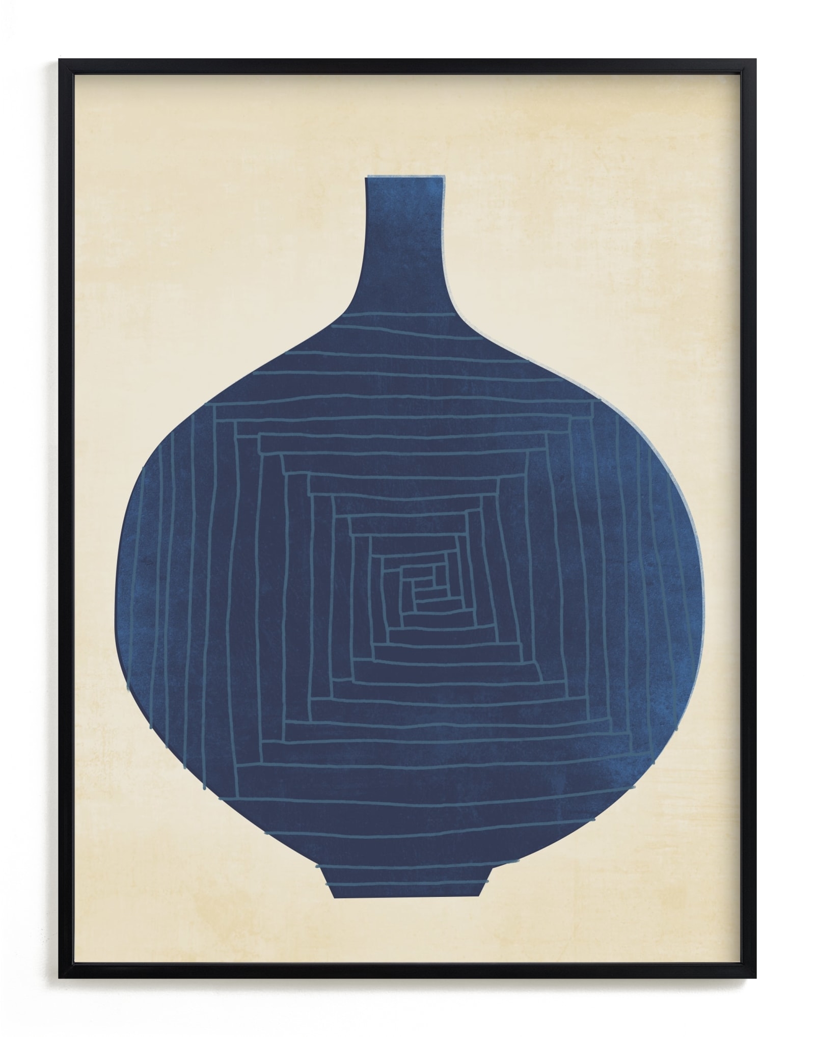 Vase Study In Blue Limited Edition Fine Art Print 2 - Image 0
