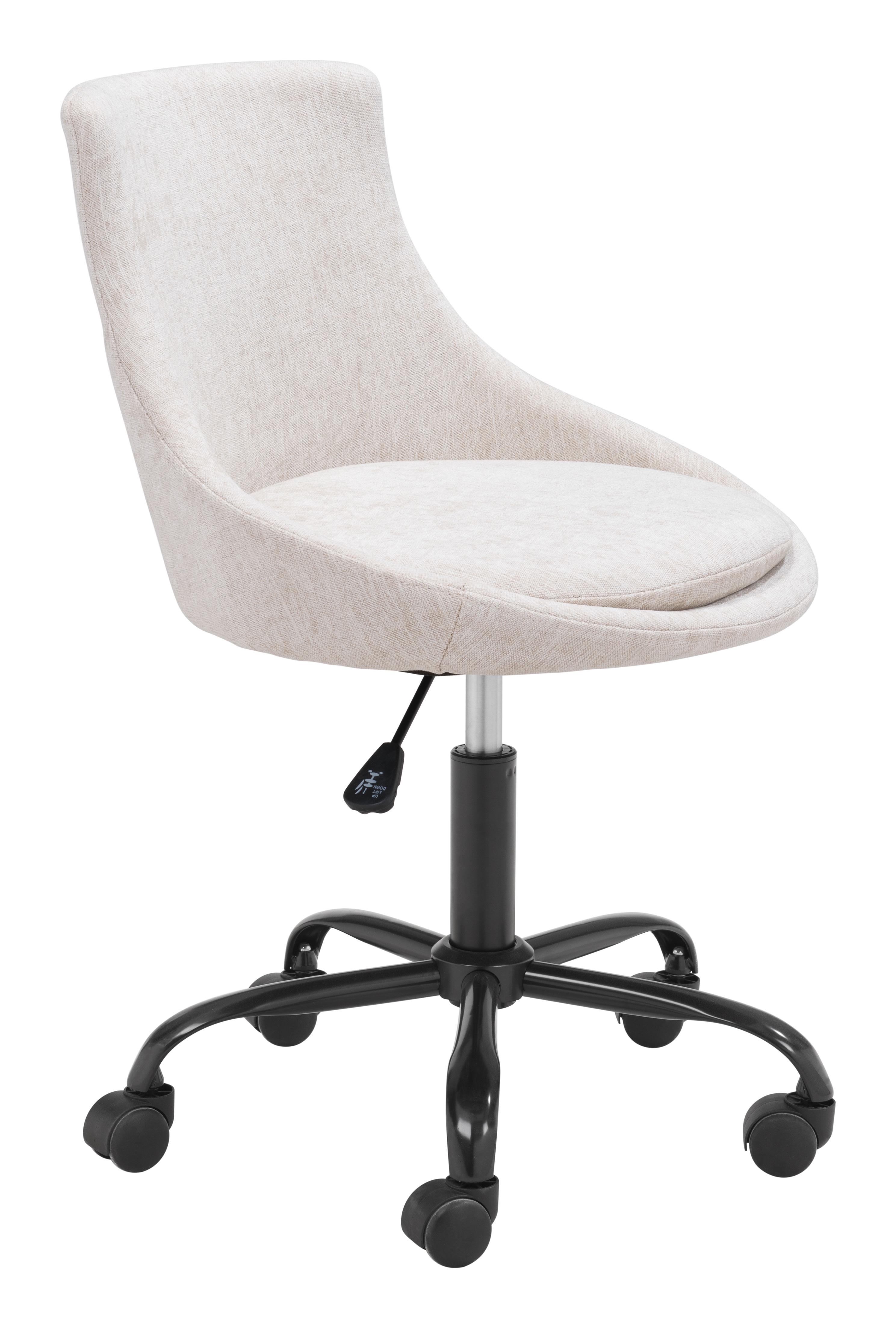 Maury Office Chair, Beige - Image 1