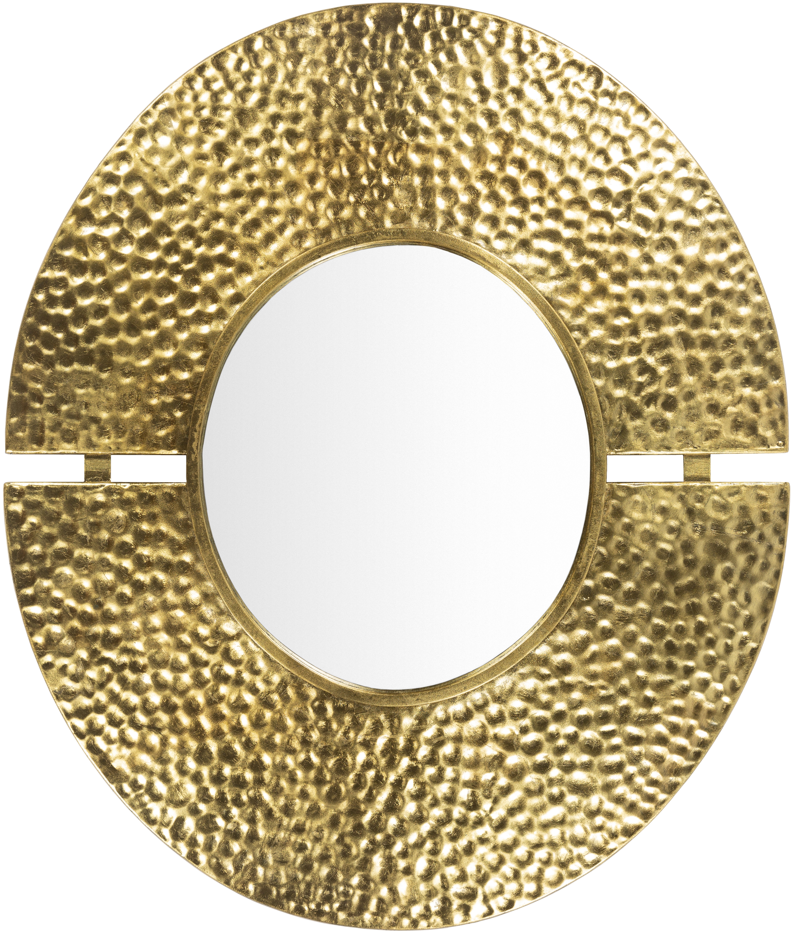 Eloy Gold 28"H x 23"W x 2"D Mirror - Image 0