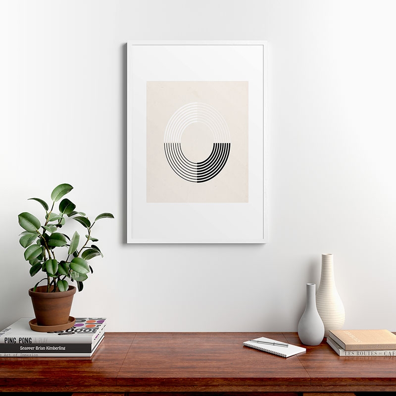 Coil Ii by Rose Beck - Framed Art Print Modern White 24" x 36" - Image 1