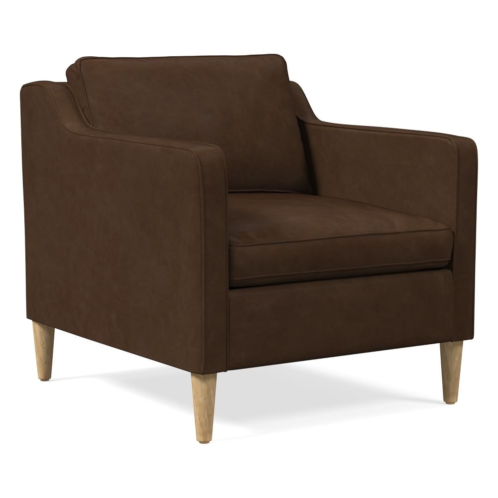 Hamilton Chair, Poly, Oxford Leather, Tan, Almond - Image 0