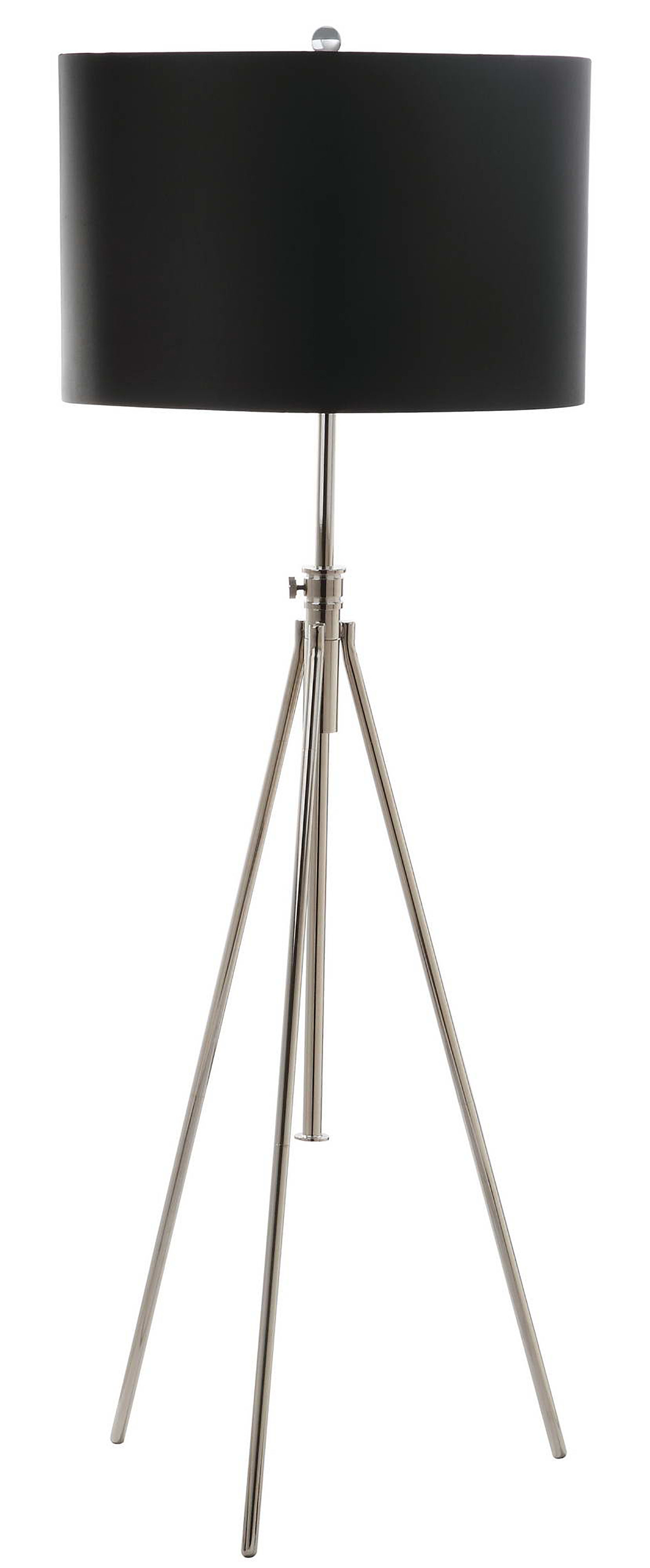 Cipriana Adjustable Floor Lamp - Nickel - Arlo Home - Image 0