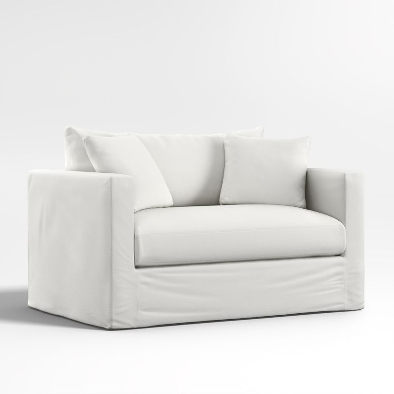 Willow II Slipcovered Bench Twin Sleeper - Image 1