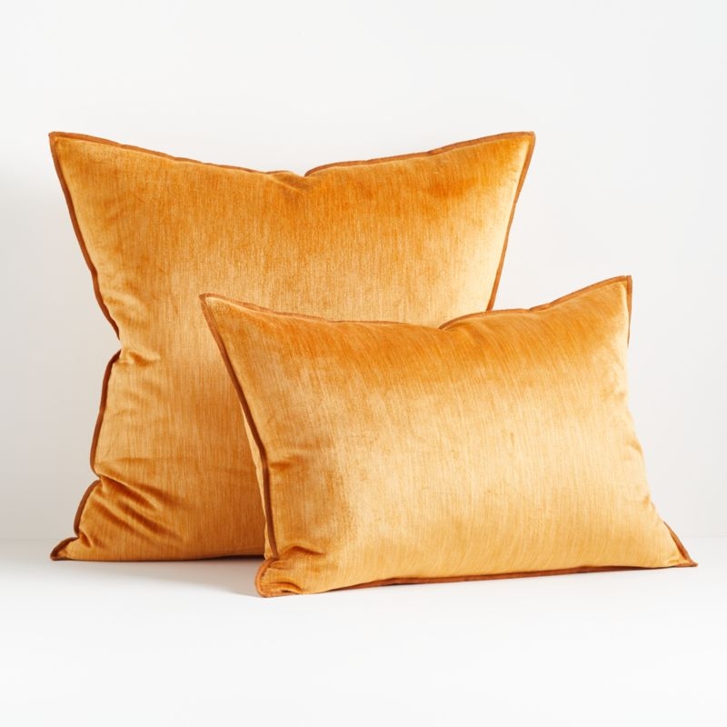 Styria Amber 22"x15" Pillow with Feather-Down Insert - Image 6