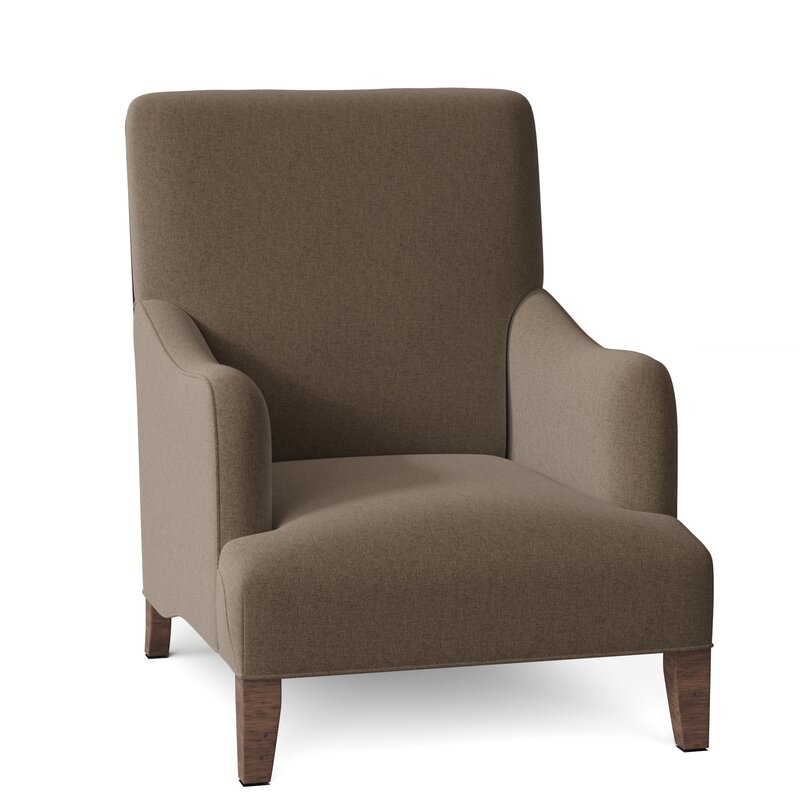 Fairfield Chair Hawley Armchair Fabric: 3158 Bamboo, Leg Color: Tobacco - Image 0