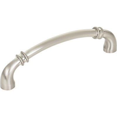 128 Mm Center-To-Center Brushed Pewter Marie Cabinet Pull - Image 0