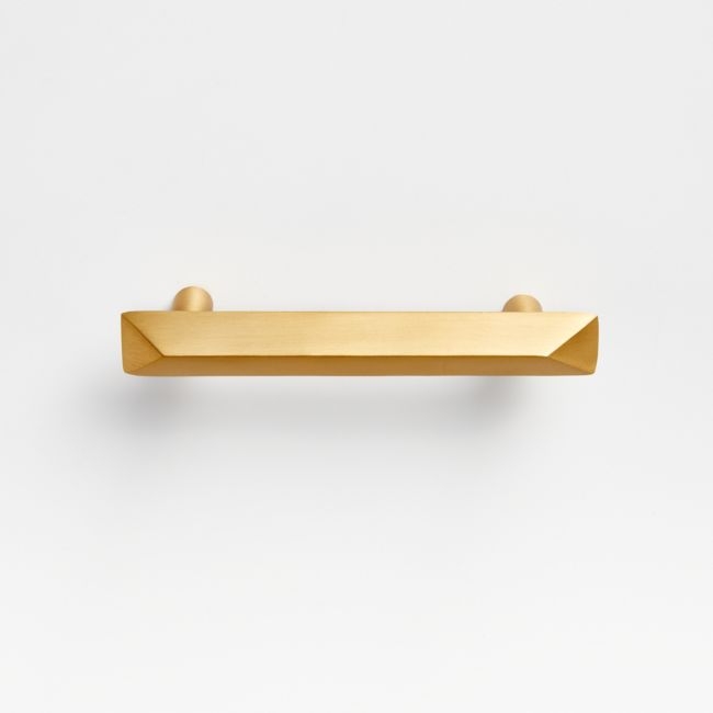 Triangle 3" Brass Bar Pull - Image 0