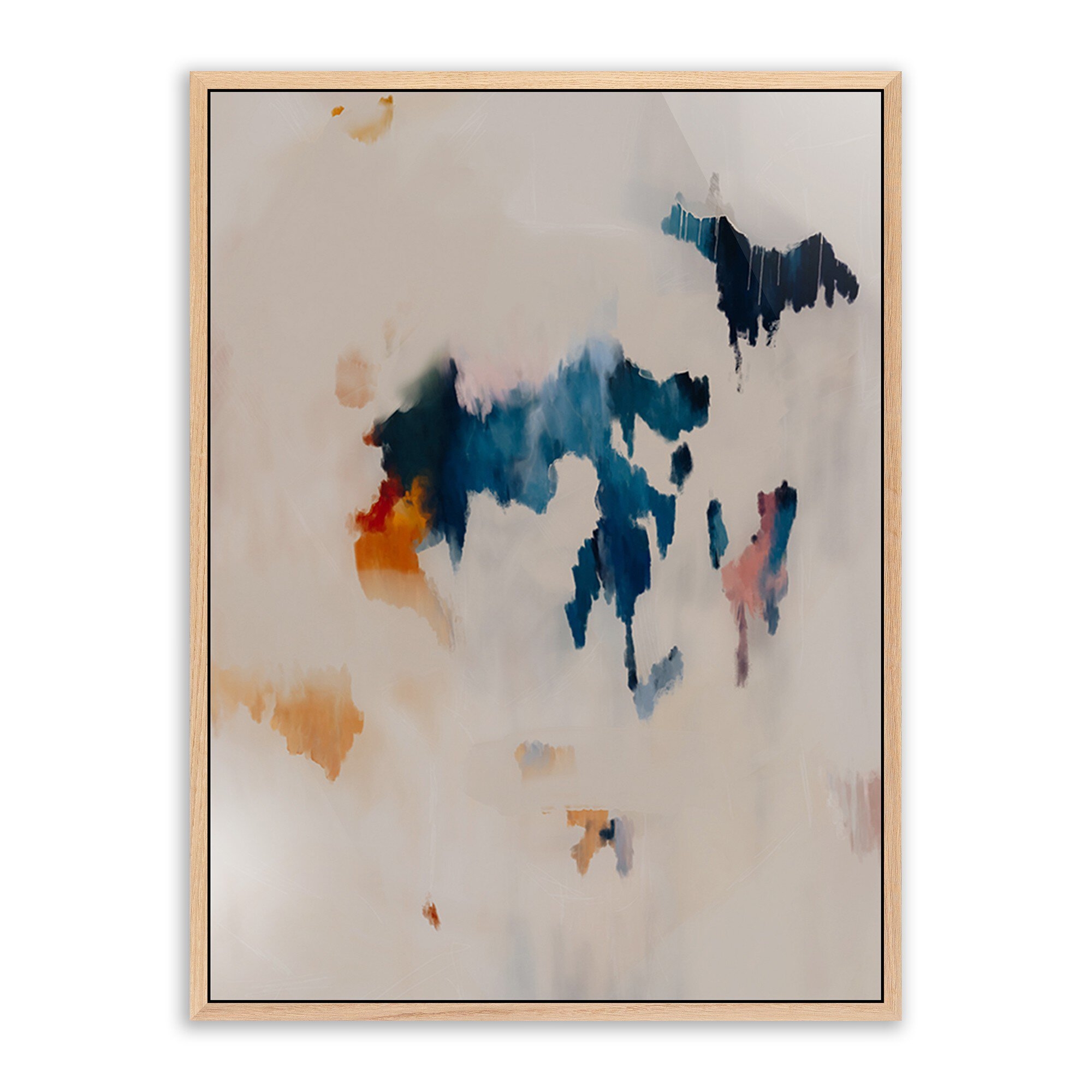 Unfolding No 3 by Patricia Vargas - Vertical Grain White Oak Floater - Image 0