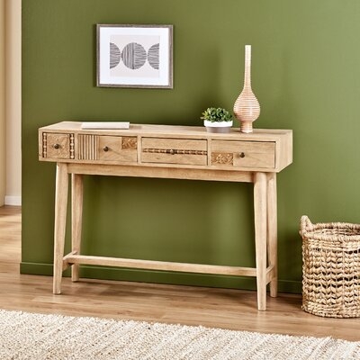 44" Solid Wood Console Table - Image 0