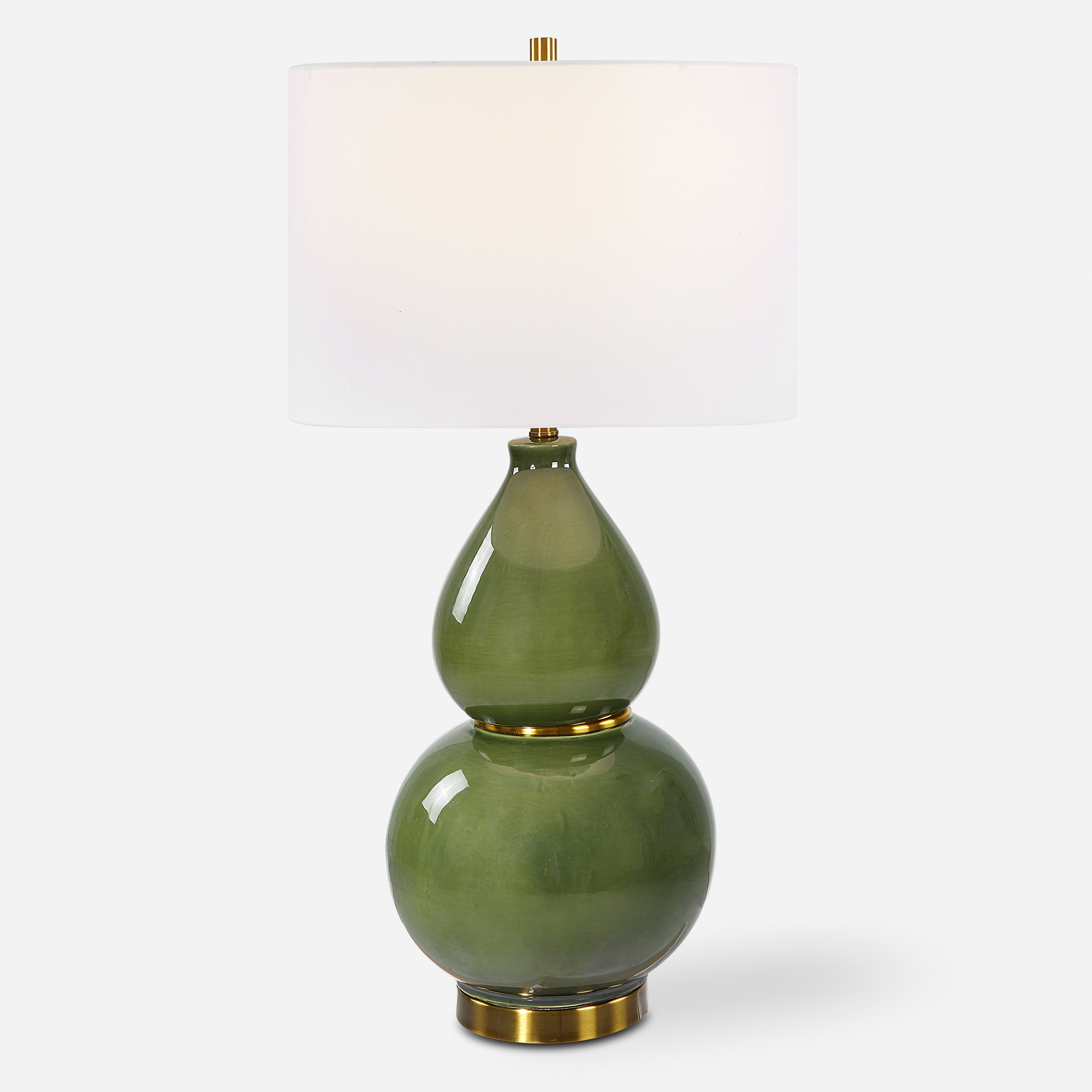 Gourd Green Table Lamp - Image 0
