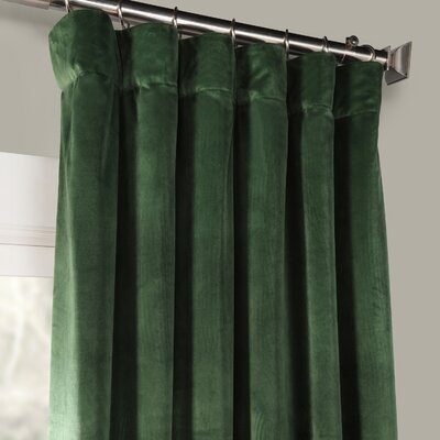 Creola Solid Color Room Darkening Thermal Rod Pocket Single Curtain Panel - Image 0